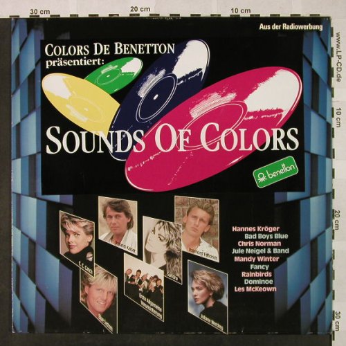 V.A.Colors de Benetton: Sounds of Colors, Ariola(209 447), D, 1988 - LP - H4698 - 6,00 Euro