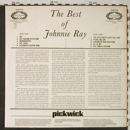 RayJjohnnie: The Best Of,(ectronically Stereo)Ri, Hallmark(SHM 576), UK,m-/vg+,,  - LP - H4771 - 5,50 Euro