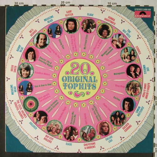 V.A.20 Original Top Hits: Slade...Donna Hightower, Polydor(2488 159), D,  - LP - H4776 - 5,00 Euro