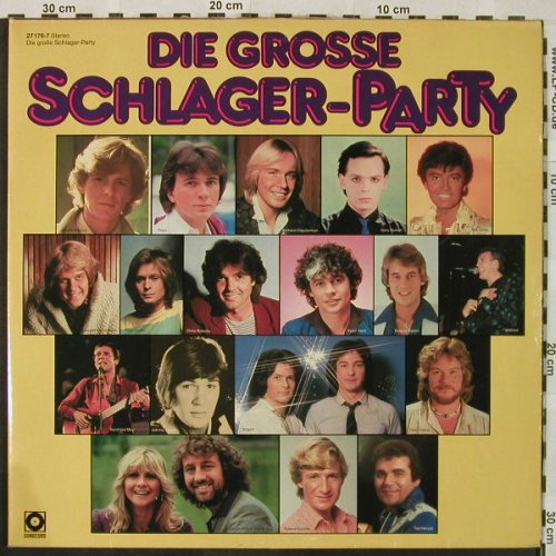 V.A.Die grosse Schlager-Party: Roland Kaiser...Gary Numan, Foc, Sonocord(27 176-7), D, 1980 - 2LP - H4923 - 5,00 Euro