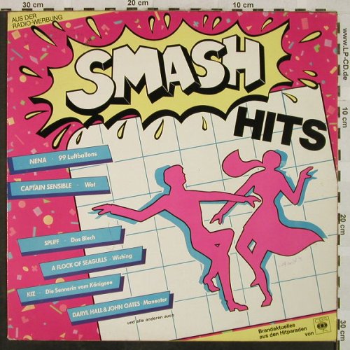 V.A.Smash Hits: Nena...Peter Hofmann, 16 Tr.,woc, CBS(CBS 24 020), NL, 1983 - LP - H5019 - 4,00 Euro