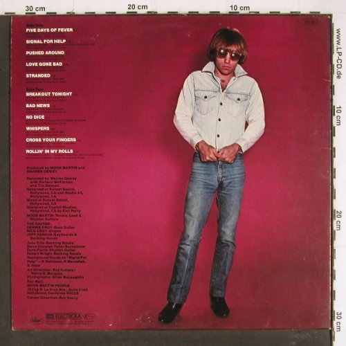 Moon Martin: Street Fever, m-/vg+, Capitol(064-86 253), D, 1980 - LP - H5143 - 3,00 Euro
