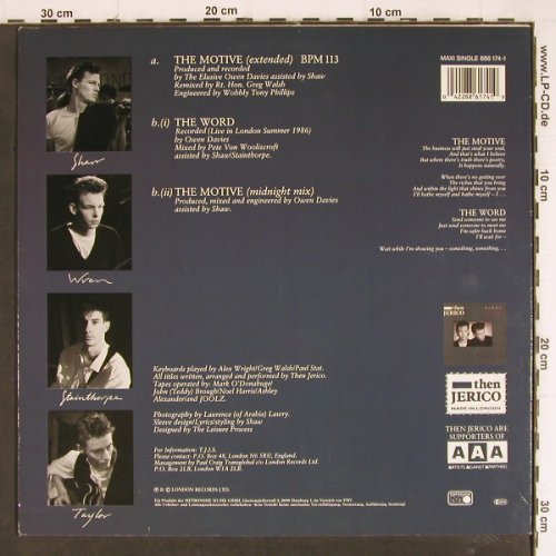 Then Jerico: The Motive*2 / The Word, Metronome(886 174-1), D, 1987 - 12inch - H5166 - 1,00 Euro