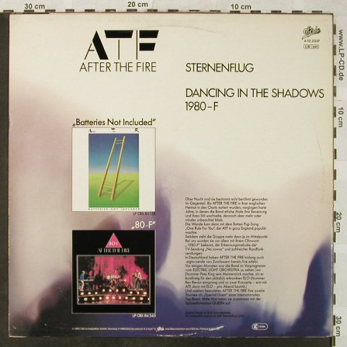 After The Fire: Sternenflug/Dancing Shadow/1980-F, Epic(A 12.2337), NL, 1982 - 12inch - H5169 - 3,00 Euro