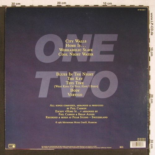Carmen,Phil: City Walls, Metronome(831 558-1), D, 1987 - LP - H5204 - 3,00 Euro