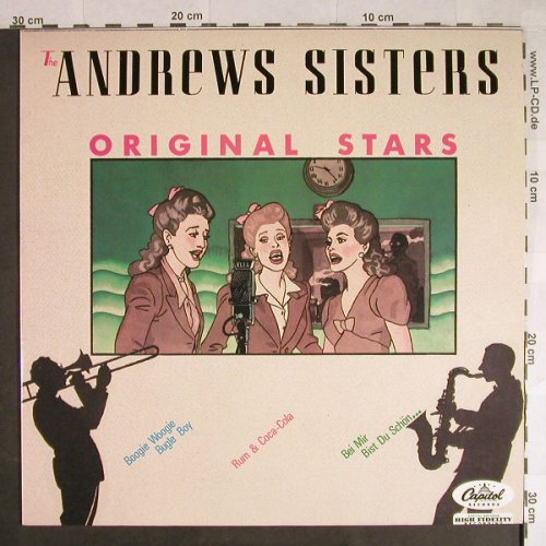 Andrews Sisters: Original Stars, Capitol(2600141), NL, Ri, 1984 - LP - H521 - 6,00 Euro