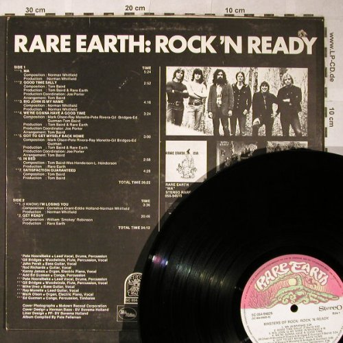 Rare Earth: Rock'n Ready-Masters Of Rock,vg+/CO, Rare Earth(5C 054-94625), NL,  - LP - H5447 - 12,50 Euro