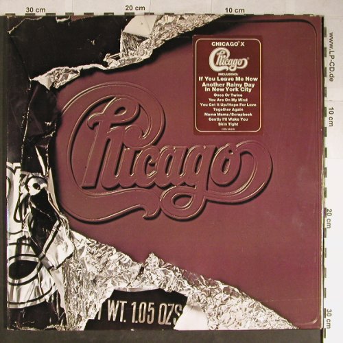 Chicago: X, Foc, CBS(CBS 86 010), NL, 1976 - LP - H5561 - 6,00 Euro