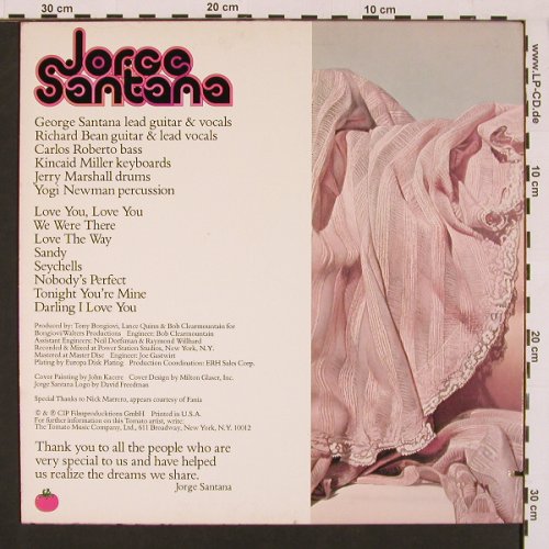 Santana,Jorge: Same, Tomato(TOM-7020), US, Co, 1978 - LP - H5595 - 5,00 Euro