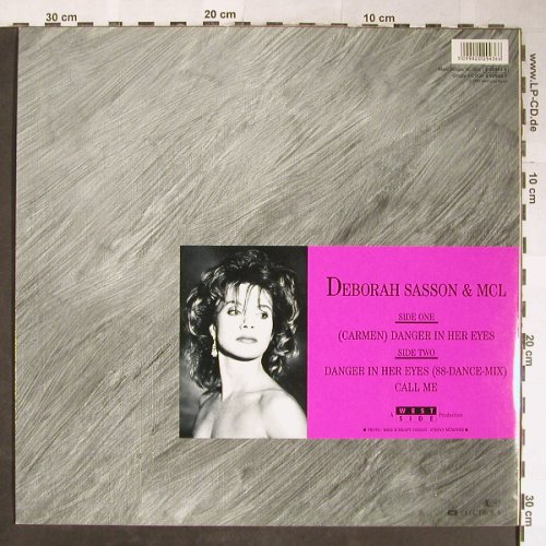 Sasson,Deborah: Carmen Danger in her Eyes*2/Call Me, West Side/EMI(2 02943 6), D, 1988 - 12inch - H5643 - 4,00 Euro