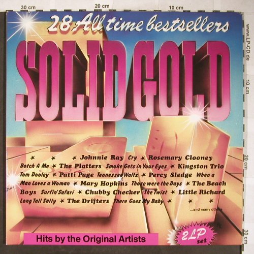 V.A.Solid Gold-25 All Time Bestsell: Dave Dudley...Paul and Paula, Foc, BRC(BRC 91 320 2), D, 1982 - 2LP - H5818 - 5,00 Euro