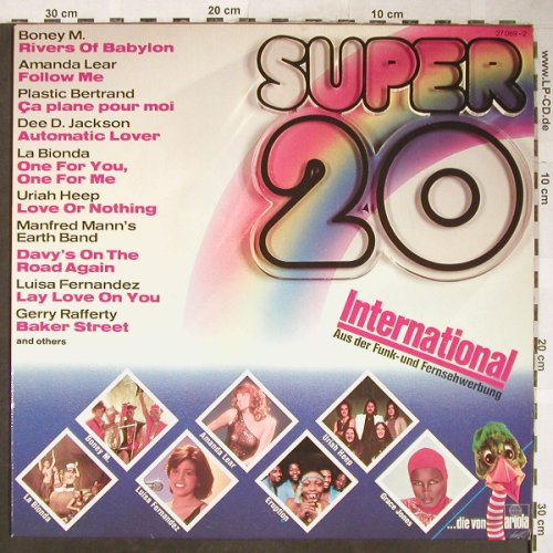 V.A.Super 20 - International: Boney M. ...Luisa Fernandez, Ariola,Club Ed(27 089-2), D, 1978 - LP - H5822 - 4,00 Euro