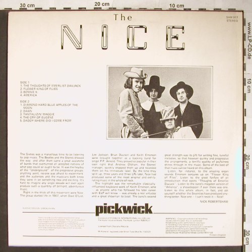 Nice: America, Ri, Pickwick(SHM 917), UK, 1972 - LP - H5860 - 5,00 Euro