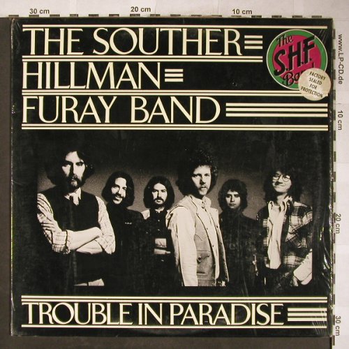 Souther Hillman Furay Band: Trouble In Paradise, vg+/m-, Asylum(7E-1036), US, co, 1975 - LP - H5910 - 5,00 Euro