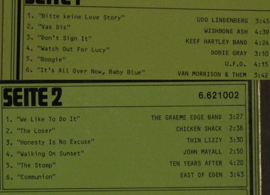 V.A.Rock News Vol.21 Sep.74: Udo Lindenberg...East of Eden, Teldec, Muster(6.621002), D, Foc, 1974 - LP - H6134 - 7,50 Euro