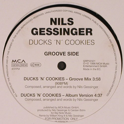 Gessinger,Nils: Ducks'n'Cookies *4, MCA(GRP52321), EC, 1996 - 12inch - H6806 - 1,00 Euro