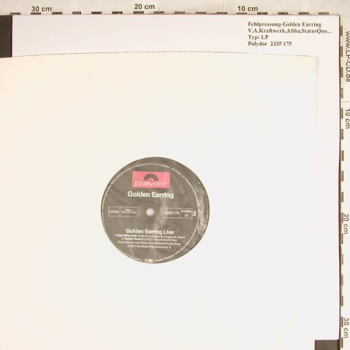 V.A.Fehlpressung-Golden Earring als: u.a. Kraftwerk,Abba,StatusQuo, Polydor(2335 175), D, vg+, 1977 - LP - H6833 - 5,00 Euro
