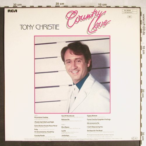 Christie,Tony: Country Love, RCA(PL 28530), D, 1983 - LP - H6979 - 7,50 Euro
