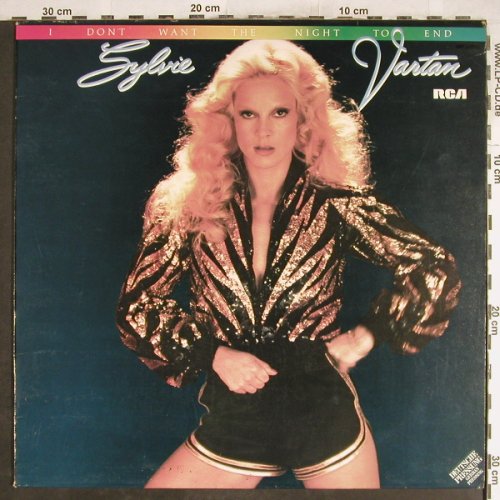Vartan,Sylvie: I don't want the night to end, RCA Victor(PL 13015), D, vg+/m-, 1979 - LP - H7021 - 5,00 Euro