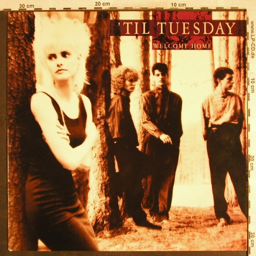'til Tuesday: Welcome Home, Epic(EPC 57094), NL, 1986 - LP - H7304 - 4,00 Euro