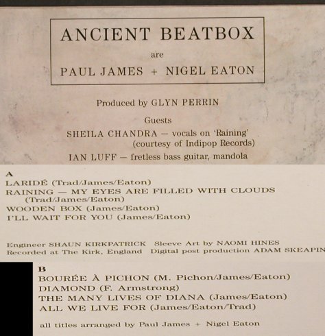 Ancient Beatbox: Same, Cooking Vinyl(021), UK, 1989 - LP - H7358 - 6,50 Euro
