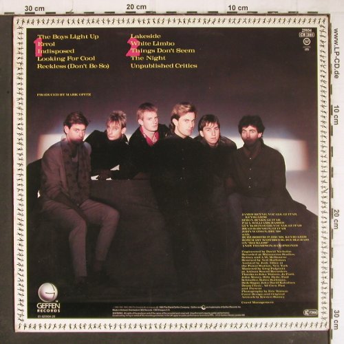 Australian Crawl: Semantics, Geffen(25934), D, 1984 - LP - H7380 - 2,00 Euro