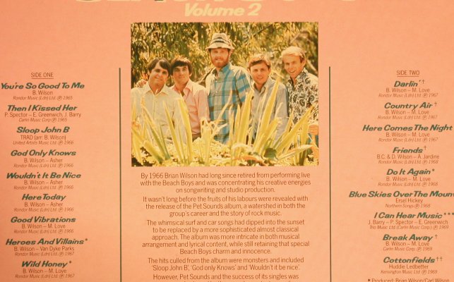 Beach Boys: The Best Of Vol.2, Capitol(BBTV1867193), , 1983 - LP - H7395 - 5,50 Euro