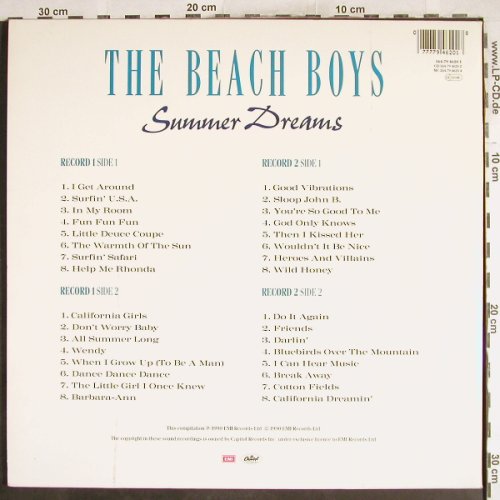 Beach Boys: Summer Dreams,Foc, Capitol(164-794620 1), D, 1990 - 2LP - H7396 - 7,50 Euro