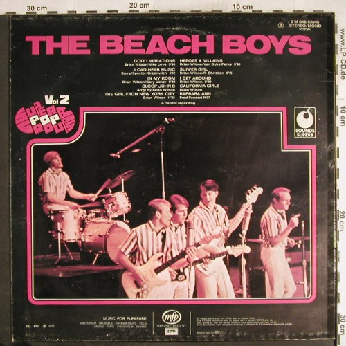 Beach Boys: Good Vibrations, Vol.2, Sounds Superb(2M048-52045), F, 1975 - LP - H7403 - 5,00 Euro