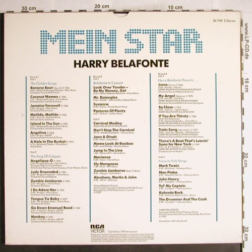 Belafonte,Harry: Mein Star, Foc, Club Edition, RCA(34 749 2), D,  - 3LP - H7496 - 9,00 Euro