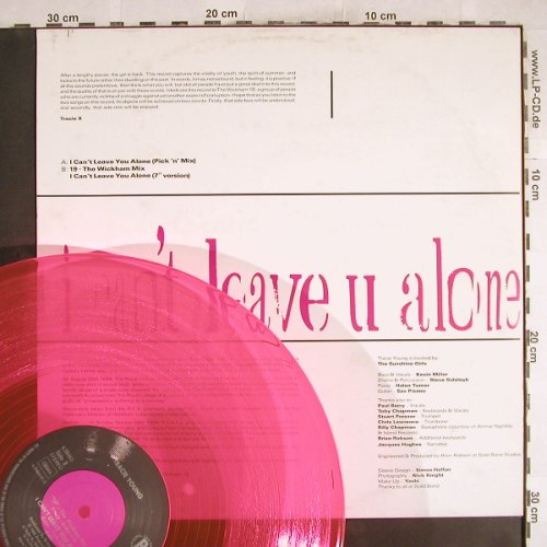 Young,Tracie: I Can't Leave You Alone*2+1, EMI,orangeVinyl(6.20463 AE), D, 1985 - 12inch - H7513 - 1,50 Euro