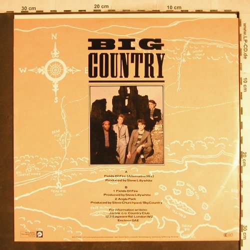 Big Country: Fields Of Fire *2 / Angel Park, Mercury(6400 754), D, 1983 - 12inch - H7522 - 3,00 Euro