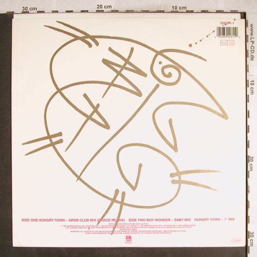 Big Pig: Hungry Town(Grub Club Mix)+2(Mixe), AM(392261-1), D, 1987 - 12inch - H7534 - 3,00 Euro