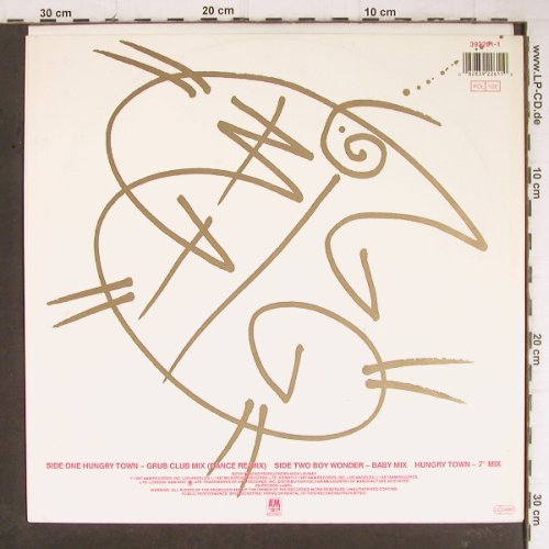 Big Pig: Hungry Town(Grub Club Mix)+2(Mixe), AM(392261-1), D, 1987 - 12inch - H7534 - 1,00 Euro