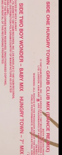 Big Pig: Hungry Town(Grub Club Mix)+2(Mixe), AM(392261-1), D, 1987 - 12inch - H7534 - 1,00 Euro