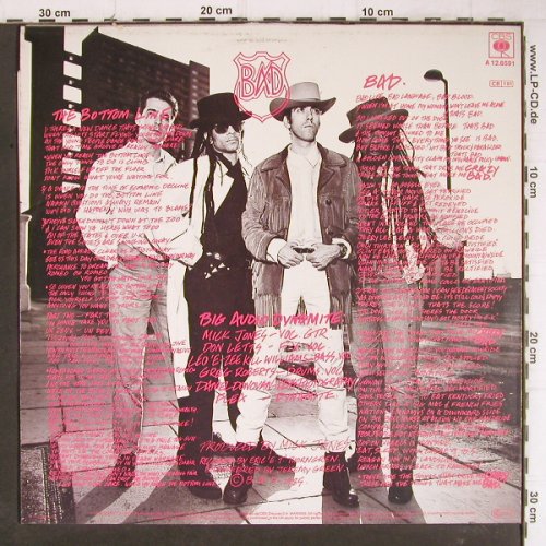 Big Audio Dynamite: The Bottom Line / BAD, CBS(A 12.6591), NL, 1985 - 12inch - H7543 - 1,00 Euro