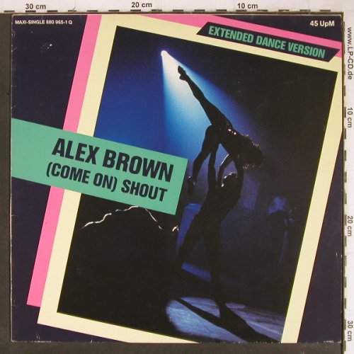 Brown,Alex: (Come On)Shout*2+1, Mercury(880 965-1), D, 1985 - 12inch - H7567 - 1,00 Euro