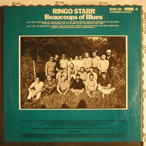 Starr,Ringo: Beaucoups of Blues, Foc, <vg+/m-, Apple/HörZu(SHZE 301), D,  - LP - H7609 - 30,00 Euro