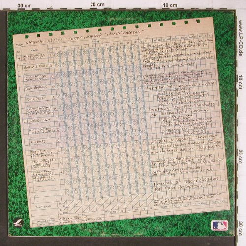 Cashman,Terry / Talkin'Baseball: National League, Lifesong(LS-8137), US, 1982 - LP - H7641 - 2,00 Euro