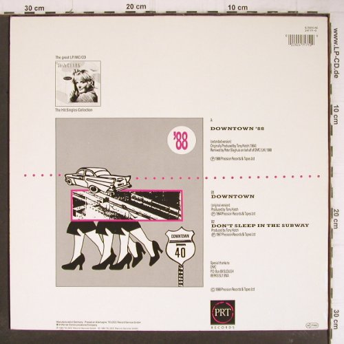 Clark,Petula: Downtown' 88 rmx/original, PRT(), D, 1989 - 12inch - H7732 - 2,50 Euro