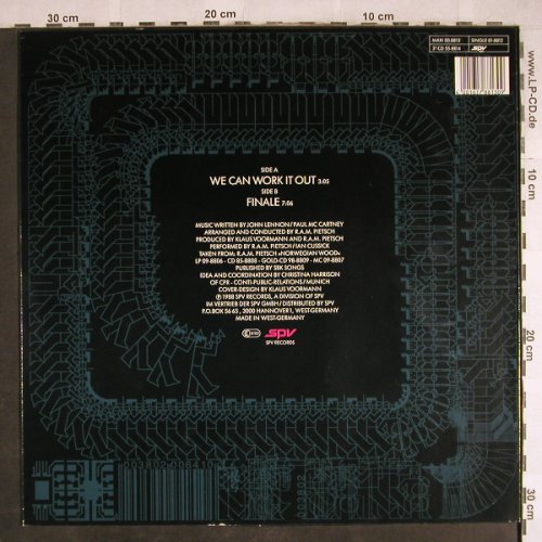 Cussick,Ian: We Can Work It Out/Finale, SPV (01-8812), D, 1988 Typ: 12" Best.-Nr.: H7823 Preis: 1,00 Euro