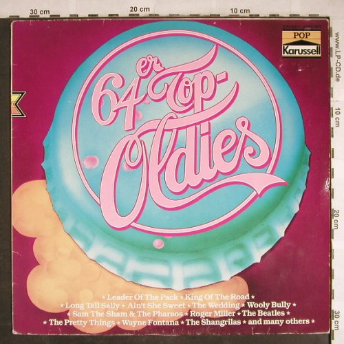 V.A.Top-Oldies '64: Roger Miller...Beatles, vg+/vg+, Karussell(2872 207), D,  - LP - H7836 - 4,00 Euro