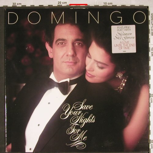 Domingo,Placido: Save your Nights for Me, m-/vg+, CBS(FM 39866), NL, 1985 - LP - H7963 - 3,00 Euro