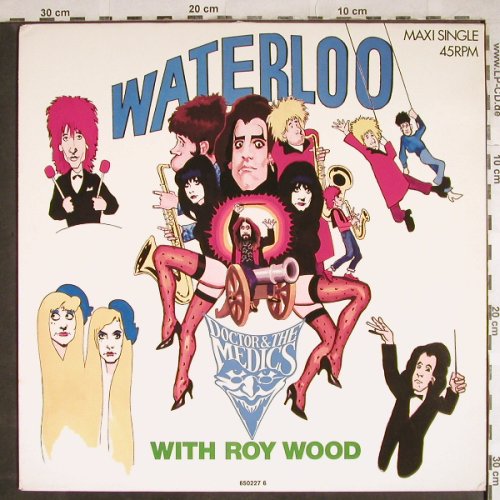 Doctor & the Medics: Waterloo+3, with Roy Wood, IRS(650227 6), NL, 1986 - 12inch - H7964 - 4,00 Euro