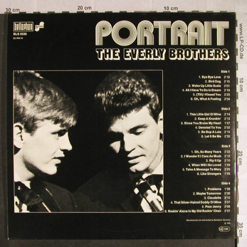 Everly Brothers: Portrait, Foc, Bellaphon(BLS 5539), D, 1976 - 2LP - H807 - 7,50 Euro
