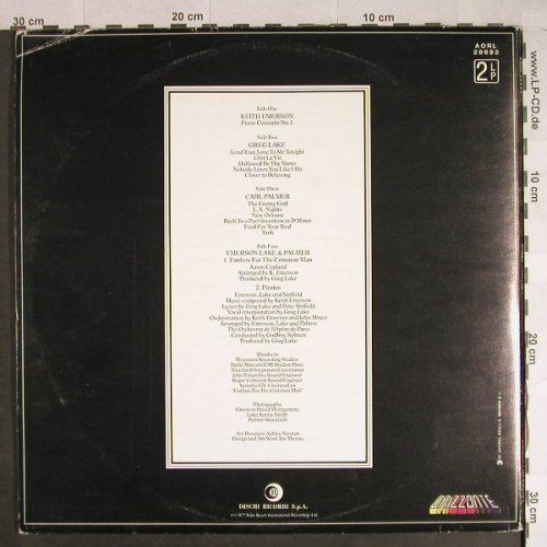 Emerson Lake & Palmer: Works,Foc, m-/vg+, Dischi(A ORL 28692), I, 1977 - 2LP - H816 - 5,00 Euro