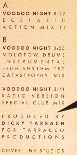 Tarracco: Voodoo Night *3, Metronome(883 387-1 ME), D, 1985 - 12inch - H8519 - 1,00 Euro