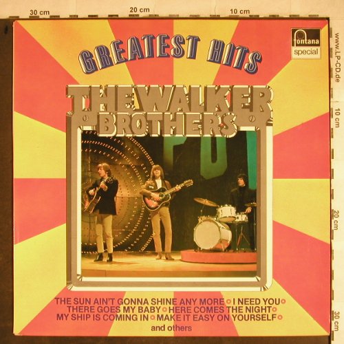 Walker Brothers: Greatest Hits, Fontana(6430 133), NL,  - LP - H8602 - 5,00 Euro