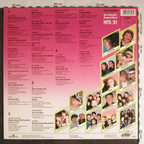 V.A.Hits'87: Das Internationale Doppelalbum, Ariola(303 156), D, 1987 - 2LP - H8769 - 5,00 Euro