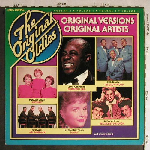 V.A.Original Oldies Vol.1: L.Armstrong...Mills Brothers, MCA(0052.050), D, 1978 - LP - H9011 - 4,00 Euro